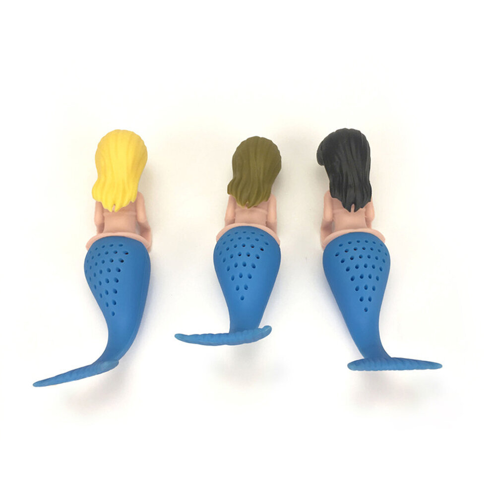 Mermaid Teesiivilä Silikoni Teesuodatin Sexy Mermaid Tea Infuser Uudelleenkäytettävä minisiivilä hinta ja tiedot | Keittiövälineet | hobbyhall.fi