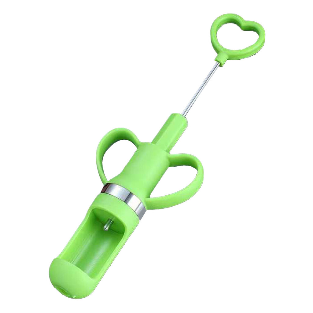 Jujube Corer Seed Remover Fruit Pitter Kotitalouksien ytimenpoistotyökalu taateleille Hawthorns Kirsikat Sydämenmuotoinen Vihreä Vapaa koko hinta ja tiedot | Keittiövälineet | hobbyhall.fi