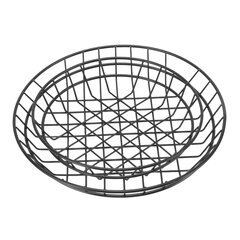 2 kpl ruostumattomasta teräksestä valmistettu paistinkori kiillotettu Heavy Duty Frame elintarvikelaatuinen ranskalainen perunapaistokori Snack Bar Ravintolan Pyöreä 20cm 25cm hinta ja tiedot | Uunivuoat ja leivontavälineet | hobbyhall.fi