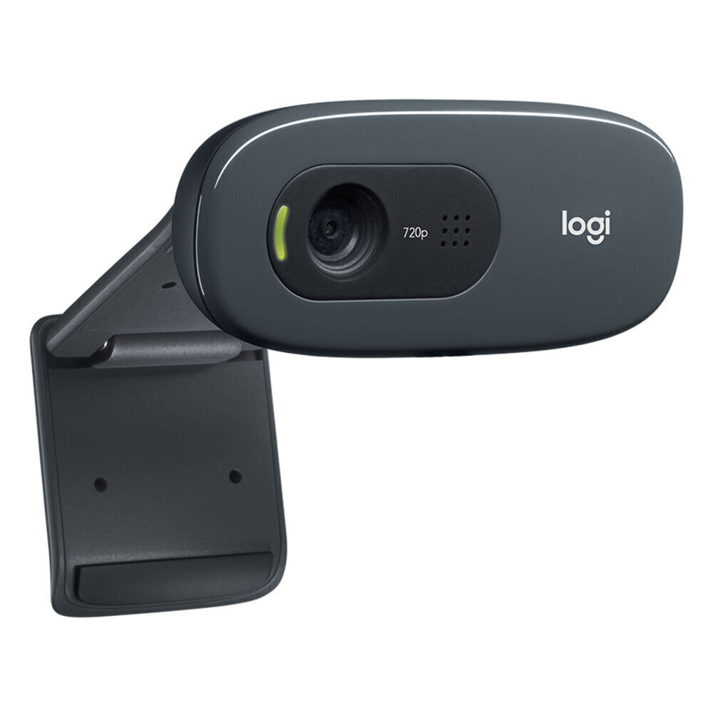 Tietokonekamera Logitech 960-001381 720p Musta hinta ja tiedot | Web-kamerat | hobbyhall.fi