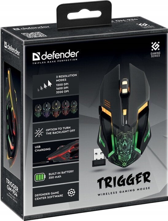 Defender Trigger LED hinta ja tiedot | Hiiret | hobbyhall.fi