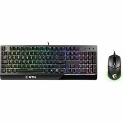 Näppäimistö ja hiiri MSI VIGOR GK30 COMBO Musta hinta ja tiedot | Näppäimistöt | hobbyhall.fi