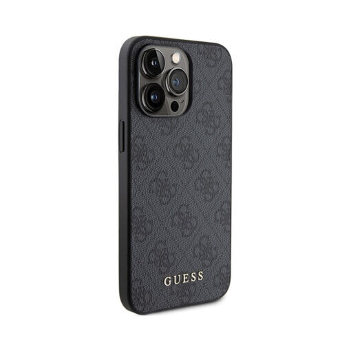 Alkuperäinen GUESS 4G Gold Logo iPhone 15 Pro (6,1") - Harmaa hinta ja tiedot | Puhelimen kuoret ja kotelot | hobbyhall.fi