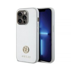 Alkuperäinen GUESS Strass Metal Logo iPhone 15 Pro (6,1") - Hopea hinta ja tiedot | Puhelimen kuoret ja kotelot | hobbyhall.fi