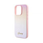 Alkuperäinen GUESS (Saffiano Iridescent Script) iPhone 15 Pro (6,1") - Pinkki hinta ja tiedot | Puhelimen kuoret ja kotelot | hobbyhall.fi