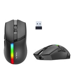 Aula F813 2in1 RGB Pelihiiri 2.4G Langaton + USB Langallinen Hiiri 7 nappia 800-4800dpi akulla Musta hinta ja tiedot | Hiiret | hobbyhall.fi