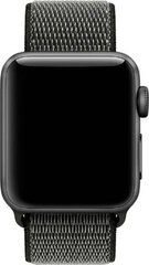 Apple Watch 40mm / 38mm ranneke Deluxe Sport 3 Storm Gray hinta ja tiedot | Älykellojen ja aktiivisuusrannekkeiden lisätarvikkeet | hobbyhall.fi
