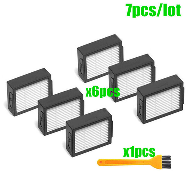 Hepa-suodatin + sivuharja + harjarulla + pölypussit iRobot Roomba i7 E5 E6 I -sarjan robottipölynimurin varaosien vaihto