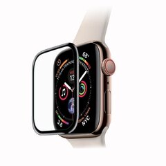 Karkaistu lasi Fusion Nano 9H Apple Watch 4/5 44 mm, musta hinta ja tiedot | Älykellojen ja aktiivisuusrannekkeiden lisätarvikkeet | hobbyhall.fi
