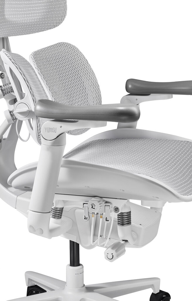 YUMISU 1010 ERGO WHITE -työtuoli, valkoinen, ergonominen, säädettävä hinta ja tiedot | Toimistotuolit | hobbyhall.fi