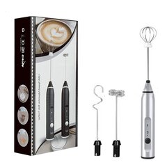 Maidonvaahdotin USB Ladattava Mini Handheld Sähköinen Blenderi Vispilä Juomasekoitin Cappuccino Latte Matcha Hot Chocolatelle hinta ja tiedot | Keittiövälineet | hobbyhall.fi