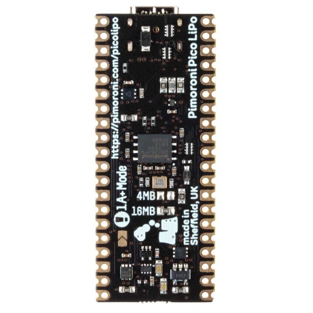 Pimoroni Pico LiPo -kortti RP2040-mikrokontrollerilla hinta ja tiedot | Mikrokontrollerit | hobbyhall.fi