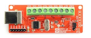 8-kanavainen USB GPIO -moduuli analogisilla tuloilla hinta ja tiedot | Mikrokontrollerit | hobbyhall.fi