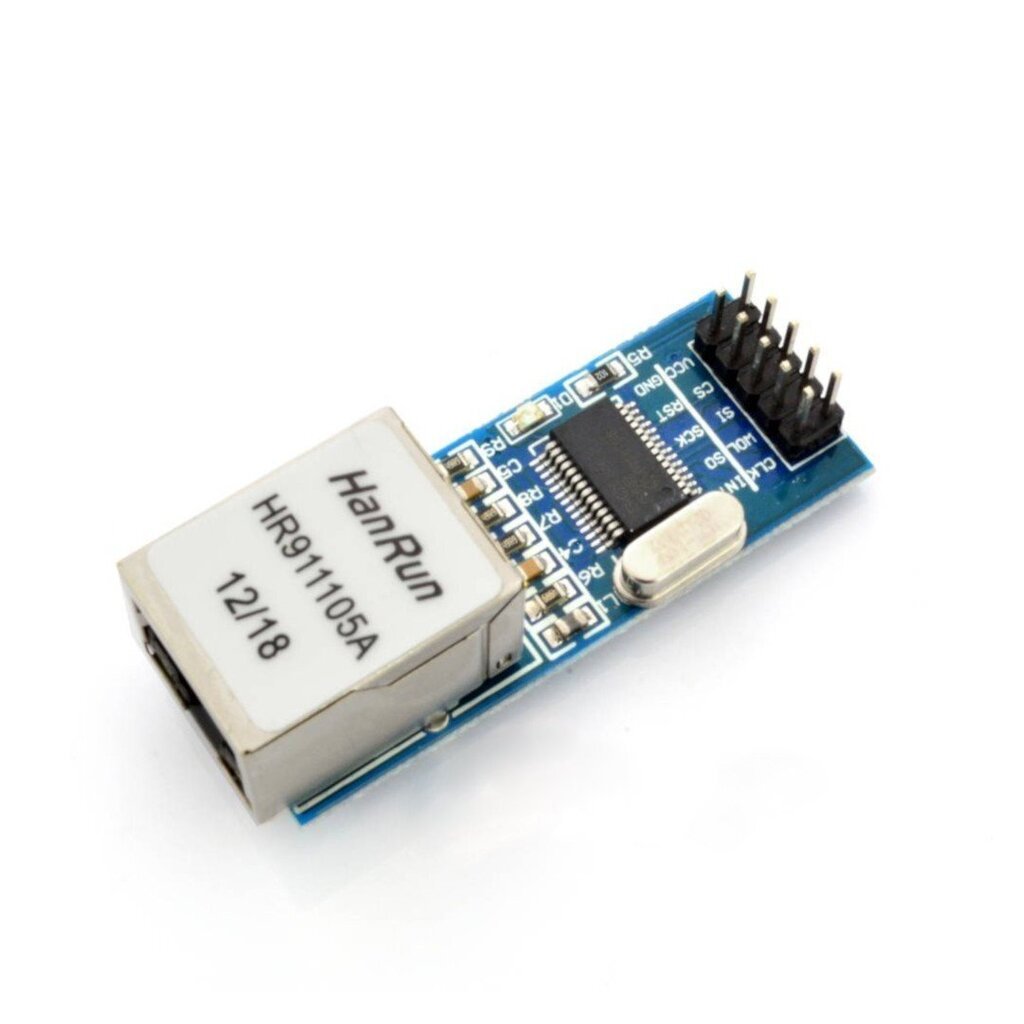 Ethernet-verkkomoduuli ENC28J60 mini hinta ja tiedot | Mikrokontrollerit | hobbyhall.fi