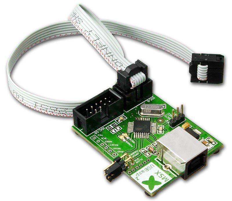 AVR 2 -ohjelmoija, joka on yhteensopiva USBasp ISP:n kanssa hinta ja tiedot | Mikrokontrollerit | hobbyhall.fi