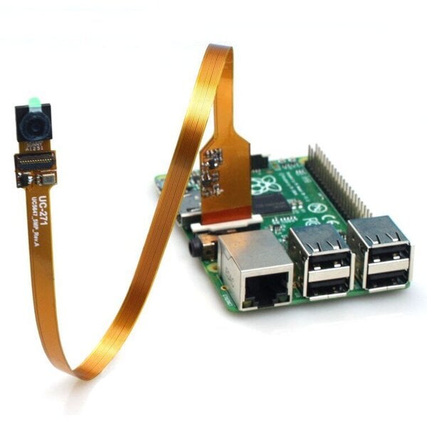 Spy Camera HD 5MPx Flex vakoojakamera joustavalla kaapelilla Raspberry Pi:lle