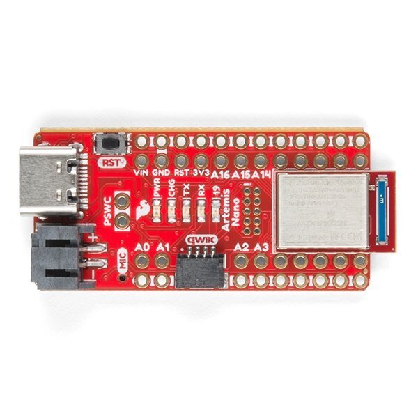 SparkFun Redboard Artemis Nano, mikro-ohjainkortti, SparkFun DEV-15443 hinta ja tiedot | Mikrokontrollerit | hobbyhall.fi