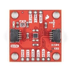 KX134, 3-akselinen kiihtyvyysanturi I2C Qwiic hinta ja tiedot | Mikrokontrollerit | hobbyhall.fi