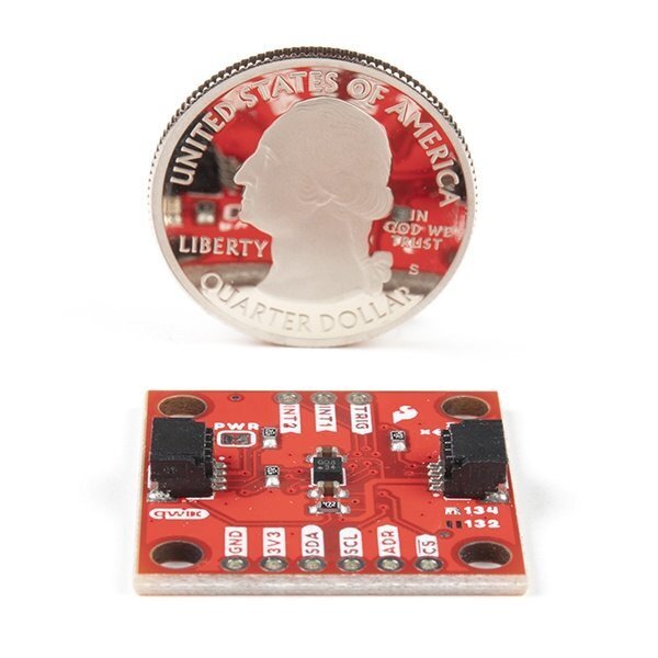 KX134, 3-akselinen kiihtyvyysanturi I2C Qwiic hinta ja tiedot | Mikrokontrollerit | hobbyhall.fi