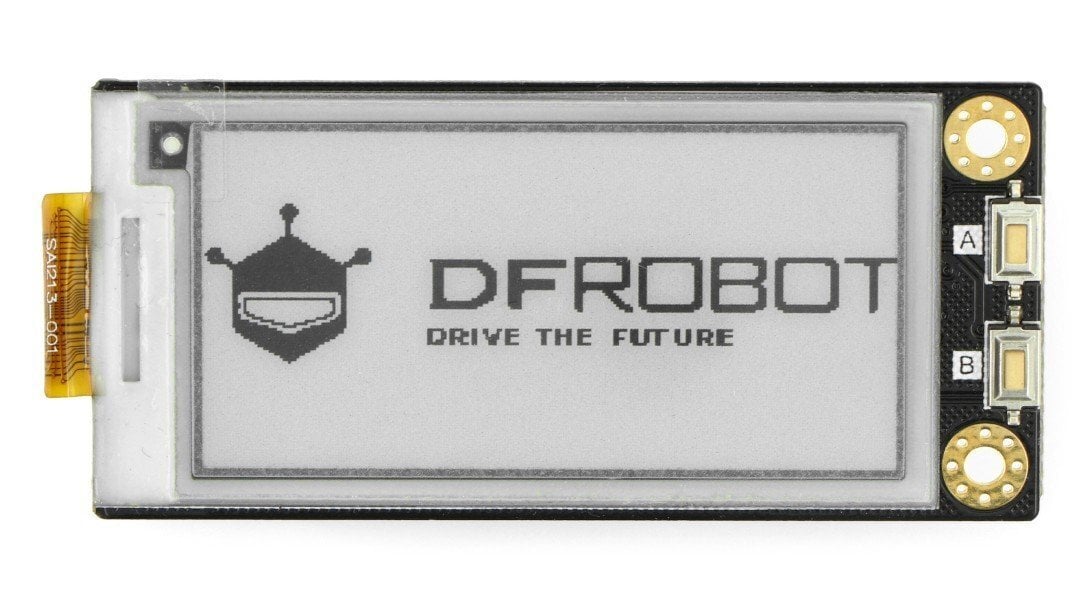 DFRobot E-paperi E-Ink v2.0 2.13 250x122px, HAT hinta ja tiedot | Mikrokontrollerit | hobbyhall.fi