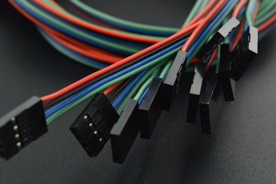 DFRobot painovoimaanturin liitäntäkaapeli Arduinolle 4 Pin I2C/UART 50cm x10 FIT0773 hinta ja tiedot | Mikrokontrollerit | hobbyhall.fi