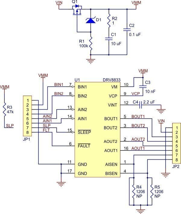 Pololu 2130 DRV8833 kaksikanavainen moottoriohjain 10.8V/1.2A hinta ja tiedot | Mikrokontrollerit | hobbyhall.fi