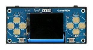 GamePi20, Raspberry Pi Zero -lisävarustesarja GamePi20:n kokoamiseen, Waveshare 16865 hinta ja tiedot | Mikrokontrollerit | hobbyhall.fi