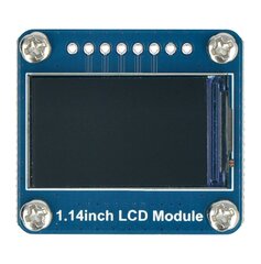 IPS LCD-näyttö, 1,14" 240x135px SPI, 65K RGB, Waveshare 18231 hinta ja tiedot | Mikrokontrollerit | hobbyhall.fi