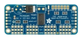 PCA9685 16-kanavainen servomoottoriohjain 12-bittinen PWM I2C Adafruit 815 hinta ja tiedot | Mikrokontrollerit | hobbyhall.fi