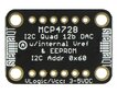 MCP4728 DAC I2C muunnin, 4 kanavaa + EEPROM, Adafruit 4470 hinta ja tiedot | Mikrokontrollerit | hobbyhall.fi