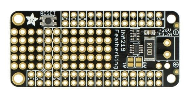 Adafruit INA219 FeatherWing -jännitemittari hinta ja tiedot | Mikrokontrollerit | hobbyhall.fi