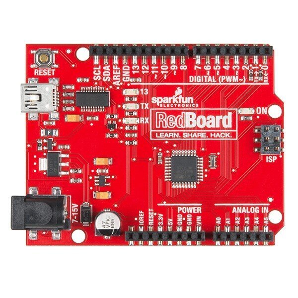 RedBoard on yhteensopiva Arduinon, SparkFun DEV-13975:n kanssa hinta ja tiedot | Mikrokontrollerit | hobbyhall.fi