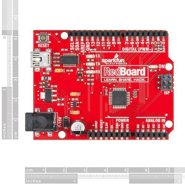 RedBoard on yhteensopiva Arduinon, SparkFun DEV-13975:n kanssa hinta ja tiedot | Mikrokontrollerit | hobbyhall.fi