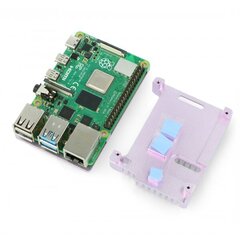 Raspberry Pi 4B alumiinijäähdytin - violetti laatikko hinta ja tiedot | Mikrokontrollerit | hobbyhall.fi