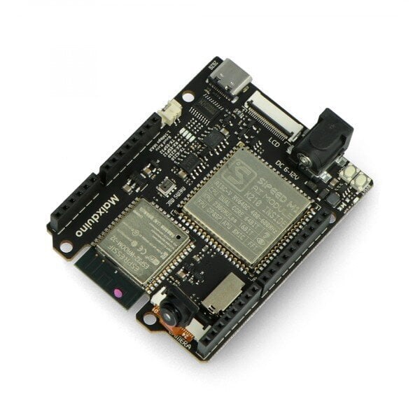 WiFi-ohjain Maixduino AI - K210 RISC-V AI + LOT ESP32 + OV2640 - DFRobot DFR0640 hinta ja tiedot | Mikrokontrollerit | hobbyhall.fi