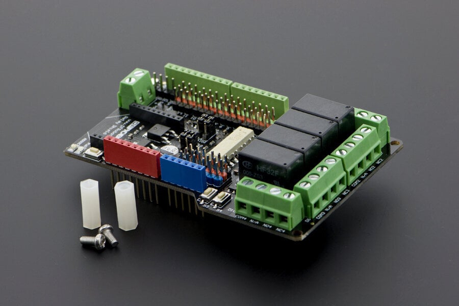 DFRobot Relay Shield v2.1 hinta ja tiedot | Mikrokontrollerit | hobbyhall.fi