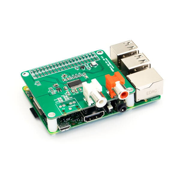 HiFiBerry DAC+ -standardi RCA-versio Raspberry Pi Sound Board hinta ja tiedot | Mikrokontrollerit | hobbyhall.fi