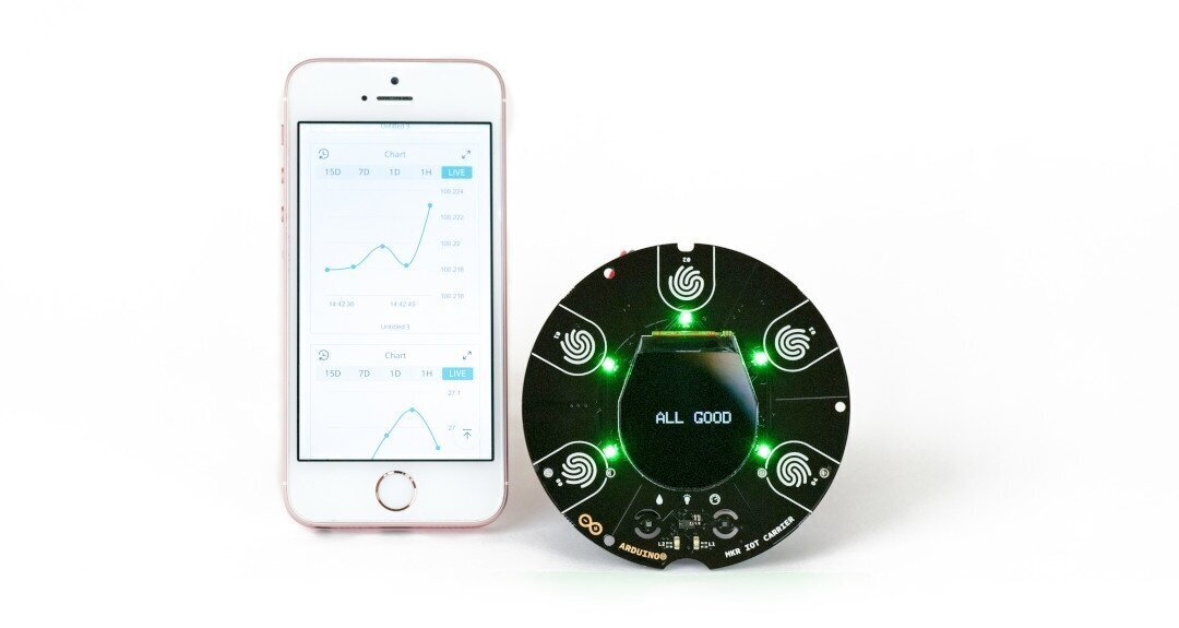 MKR IoT Carrier Board Arduino MKR:lle - Arduino ABX00047 hinta ja tiedot | Mikrokontrollerit | hobbyhall.fi