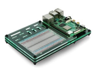 ProtoDock - Akryylitelakointiasema Raspberry Pi 3B/4B:lle - PiHut TPH-041 hinta ja tiedot | Mikrokontrollerit | hobbyhall.fi