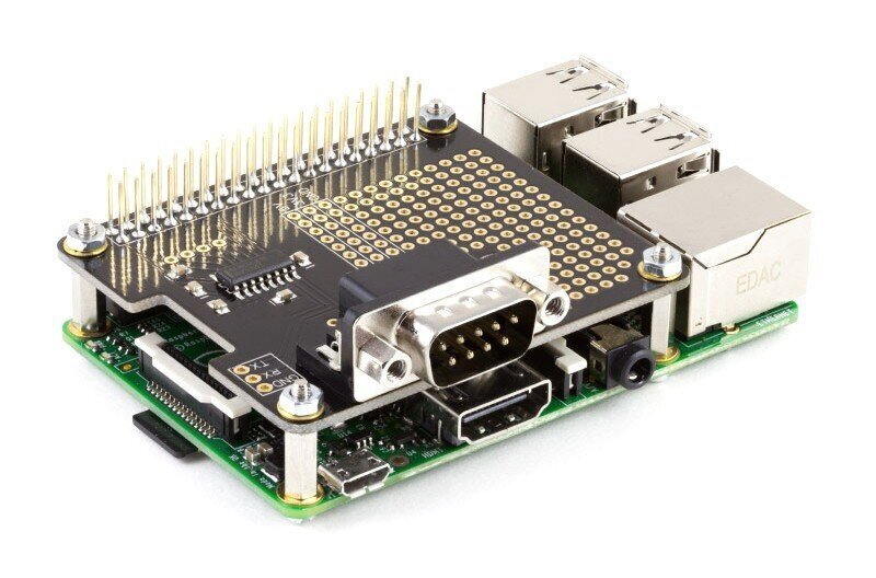 Serial Pi Plus MAX3232 - RS232-liitäntä Raspberry Pi:lle hinta ja tiedot | Mikrokontrollerit | hobbyhall.fi