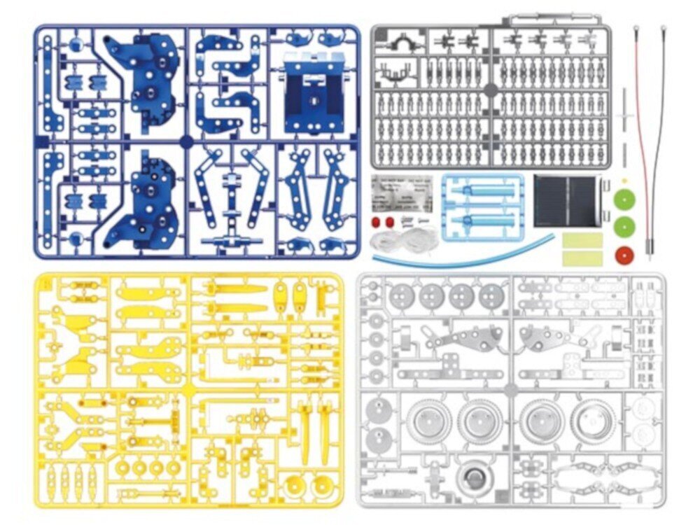 Velleman KSR17 - 12in1 robottirakennussarja - aurinkovoimalla hinta ja tiedot | Mikrokontrollerit | hobbyhall.fi
