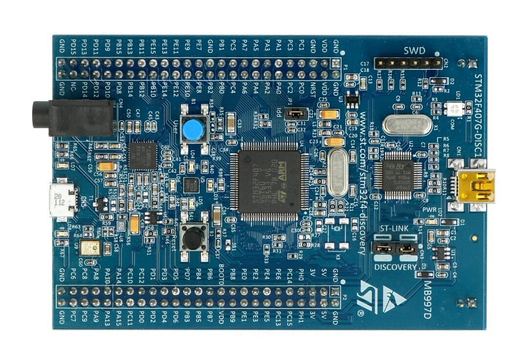 STM32F407G-DISC1 - Discovery - STM32F4DISCOVERY hinta ja tiedot | Mikrokontrollerit | hobbyhall.fi