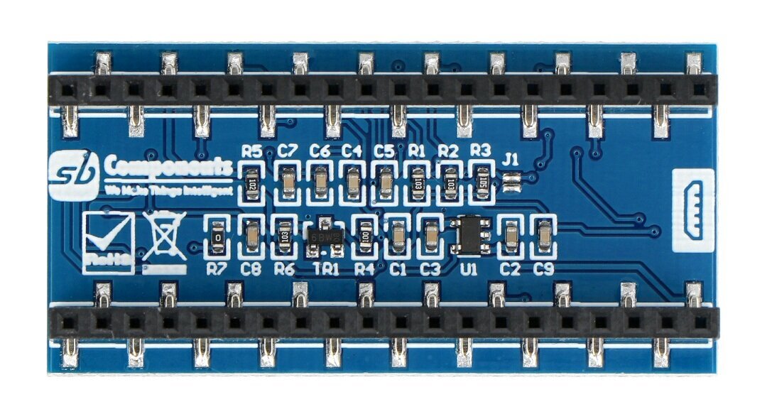 Sense HAT - HAT ympäristöantureilla Raspberry Pi Picolle - SB Components SKU22366 hinta ja tiedot | Mikrokontrollerit | hobbyhall.fi