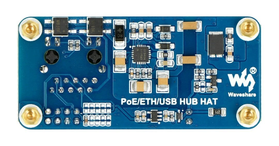 PoE Ethernet/USB HUB HAT Raspberry Pi Zerolle - Waveshare 19635 hinta ja tiedot | Mikrokontrollerit | hobbyhall.fi