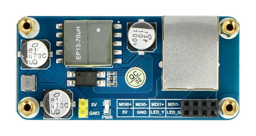 PoE Ethernet/USB HUB HAT Raspberry Pi Zerolle - Waveshare 19635 hinta ja tiedot | Mikrokontrollerit | hobbyhall.fi