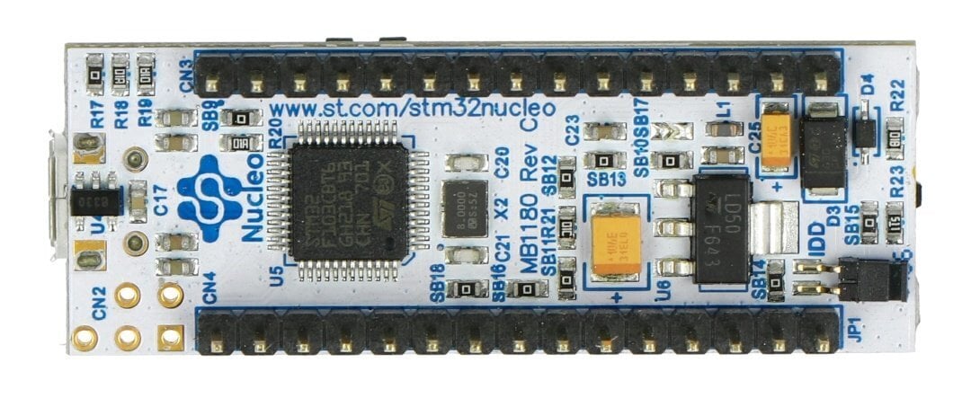 STM32 NUCLEO-32 L031K6 - STM32L031K6 MCU:n kanssa - Yhteensopiva Arduino Nanon kanssa hinta ja tiedot | Mikrokontrollerit | hobbyhall.fi