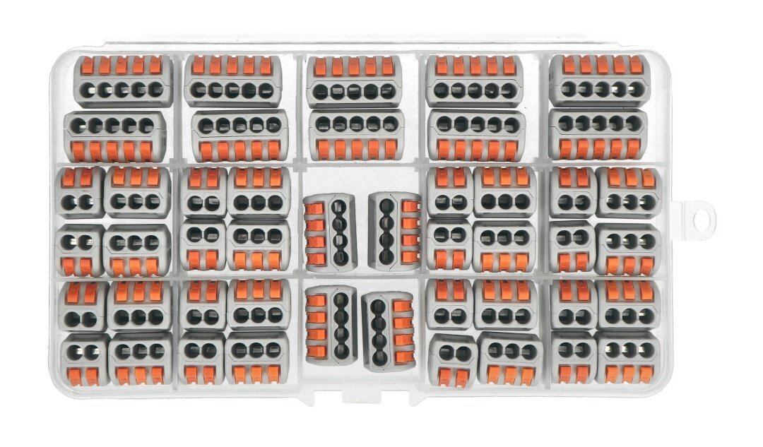 Sähköpiirikotelosarja 2/3/4/5pin 32A/250V - oranssi - 46 kpl hinta ja tiedot | Mikrokontrollerit | hobbyhall.fi