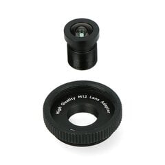 3,56 mm halkaisijaltaan M12-linssi sovittimella Raspberry Pi -kameralle ArduCam LN033 hinta ja tiedot | Mikrokontrollerit | hobbyhall.fi