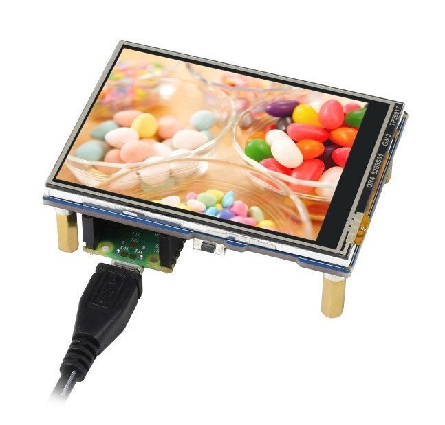 Kosketusherkkä LCD IPS-näyttö 2,8"; 320x240px, SPI, 65K RGB Raspberry Pi Picolle, Waveshare 19804 hinta ja tiedot | Mikrokontrollerit | hobbyhall.fi