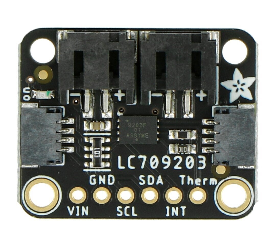 LC709203F, Li-Pol / Li-Ion polttoainemittari, akun tason ilmaisin, STEMMA QT / Qwiic, Adafruit 4712 hinta ja tiedot | Mikrokontrollerit | hobbyhall.fi